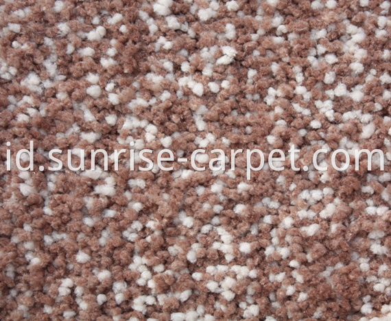 Microfiber Shaggy Rug Beige mix color